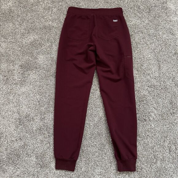 FIGS Zamora 2.0 Jogger Scrub Pants Burgundy W18SW2005 PO 1699 Size XS - Picture 7 of 12